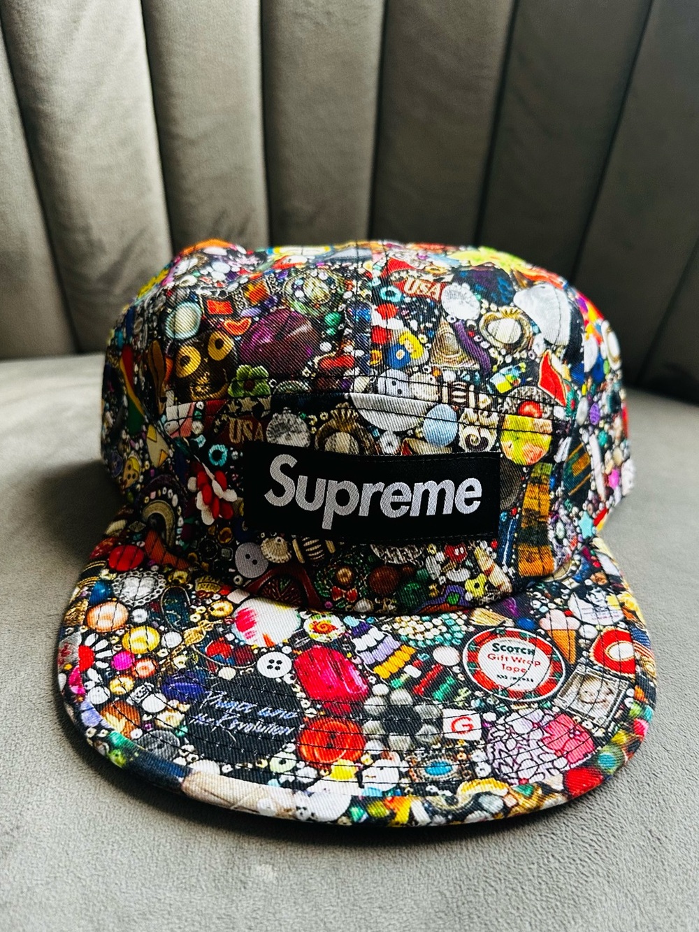 Supreme X “Mike Kelley” Multicolor Camp Cap SS26